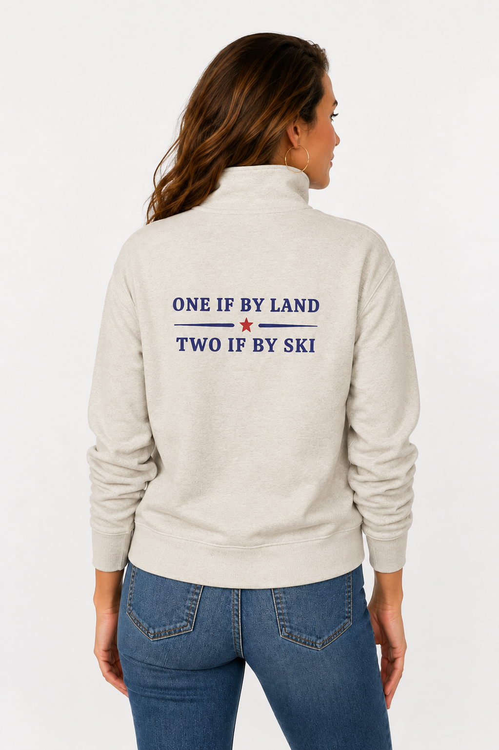 Women's Logo Half-zip Pullover Sweatshirt