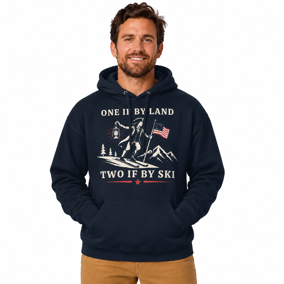 Flagship Revere Men's Hoodie (Navy)