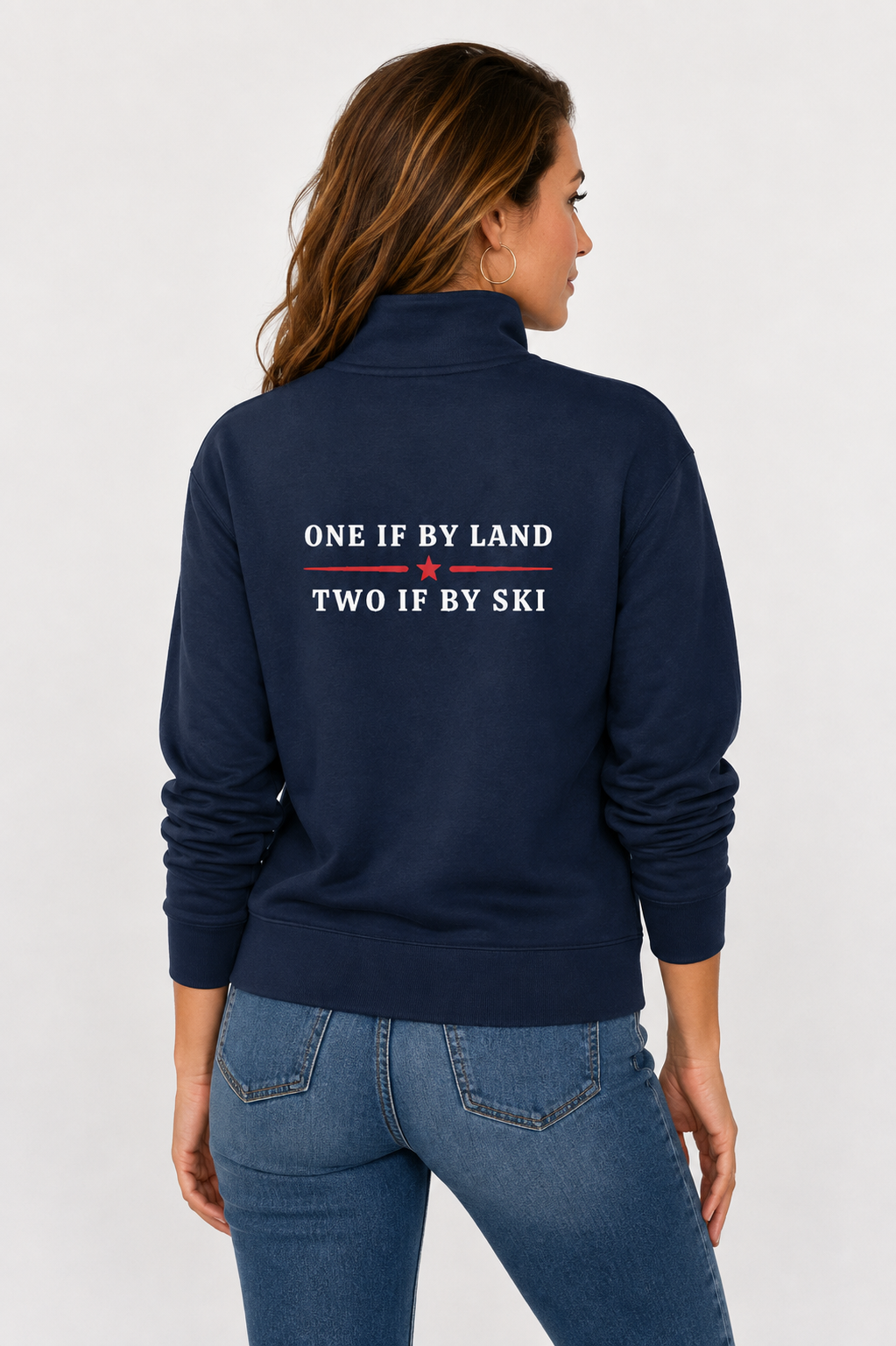 Women's Logo Half-zip Pullover Sweatshirt